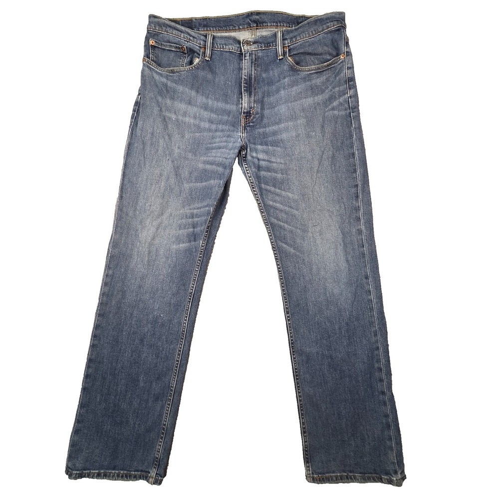 Levis 559 Jeans Mens 38x34 Medium Wash Relaxed Straight Fit Dad Jeans Grunge